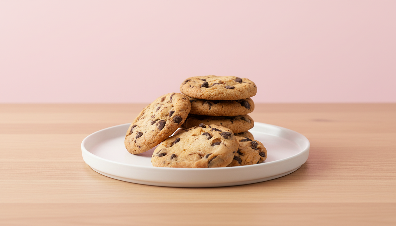 Galletas con chispas de chocolate tradicional