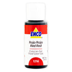 Color Gel Rojo Rojo 1216 Enco