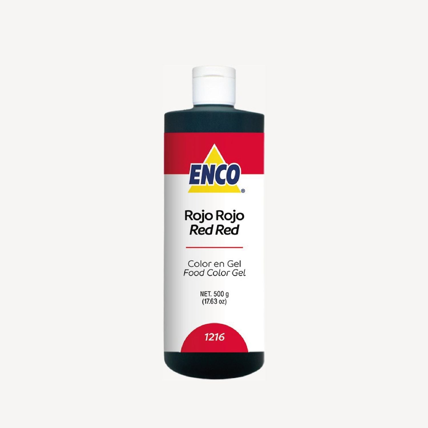 Color Gel Rojo Rojo 1216 Enco
