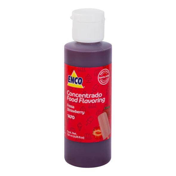 Concentrado Helados Y Paletas Fresa 120 Ml 1470-120 Enco