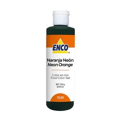 Color Gel Naranja Neón 1539 Enco