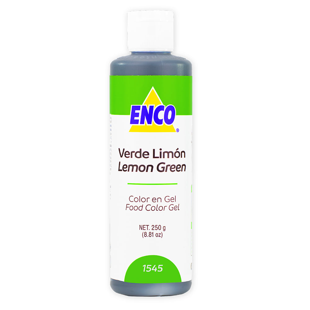 Color Gel Verde Limón 1545 Enco