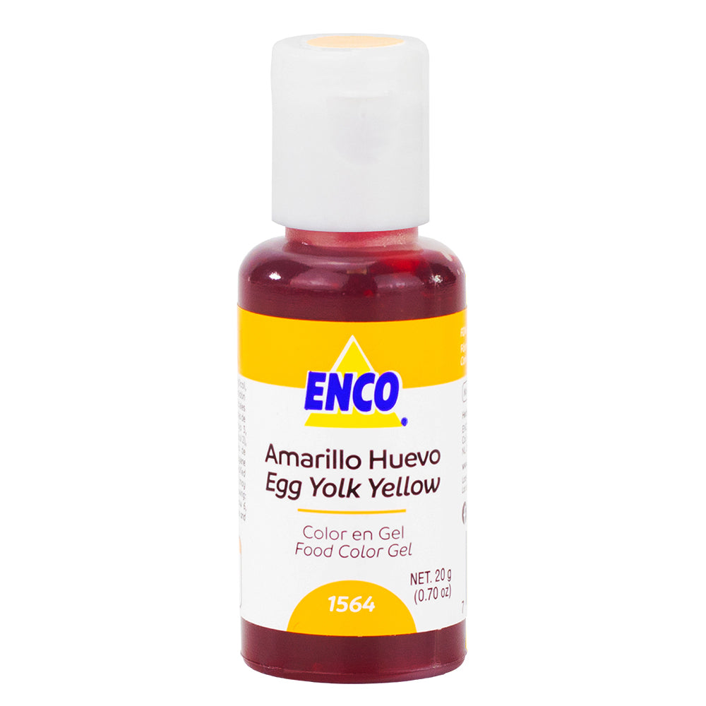 Color Gel Amarillo Huevo 1564 Enco