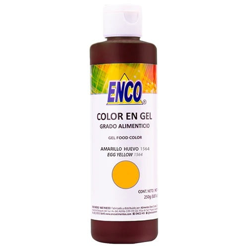 Color Gel Amarillo Huevo 1564 Enco