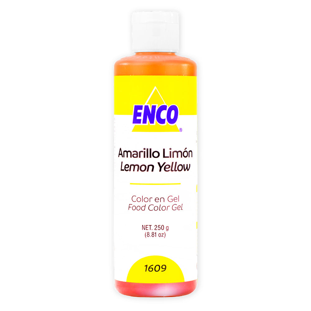 Color Gel Amarillo Limón 1609 Enco