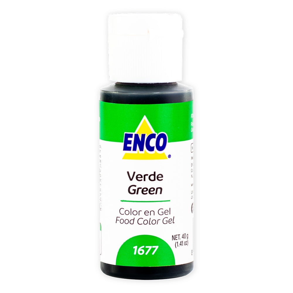 Color Gel Verde 1677 Enco