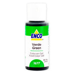 Color Gel Verde 1677 Enco