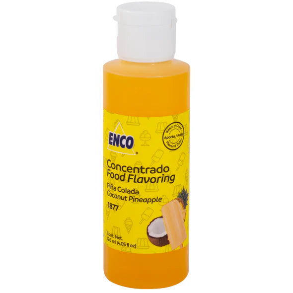 Concentrado Helados Y Paletas Piña Colada 120 Ml 1877-120 Enco