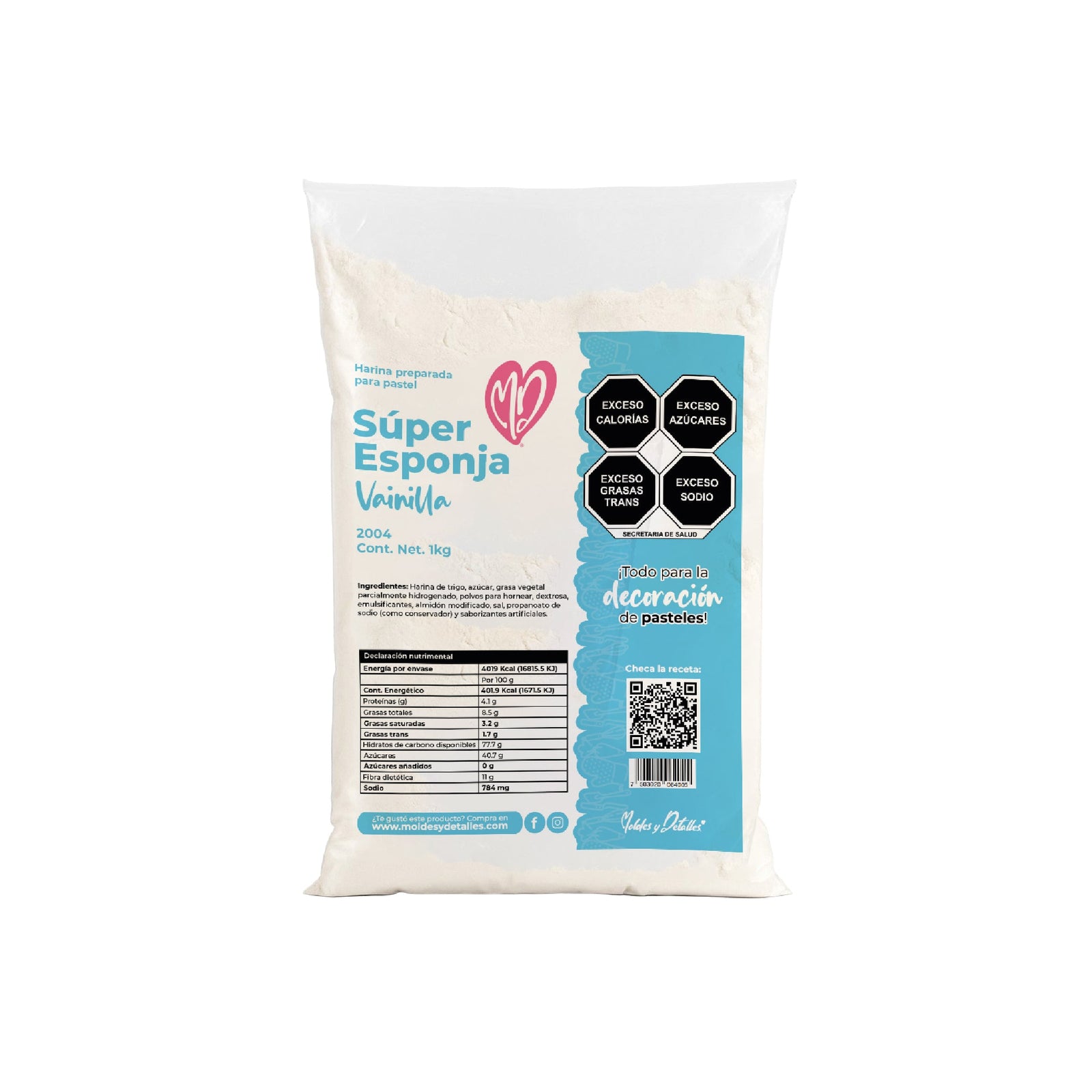 Harina Super Esponja Vainilla 1 Kg 2004
