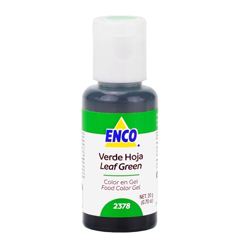 Color Gel Verde Hoja 2378 Enco