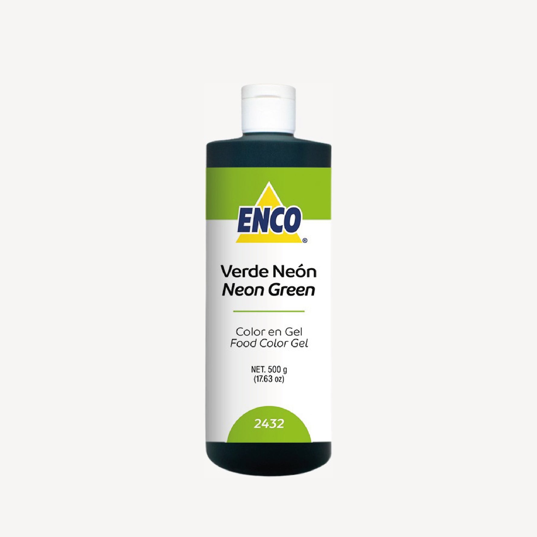 Color Gel Verde Neón 2432 Enco