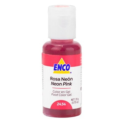 Color Gel Rosa Neón 2434 Enco