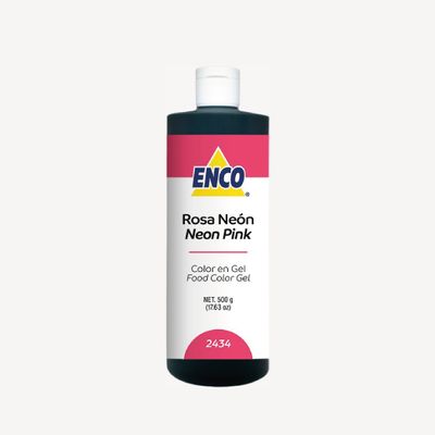 Color Gel Rosa Neón 2434 Enco