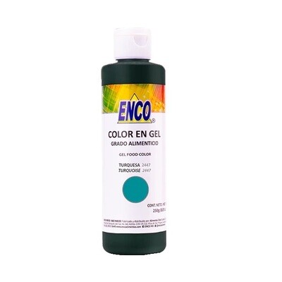 Color Gel Turquesa 2447 Enco