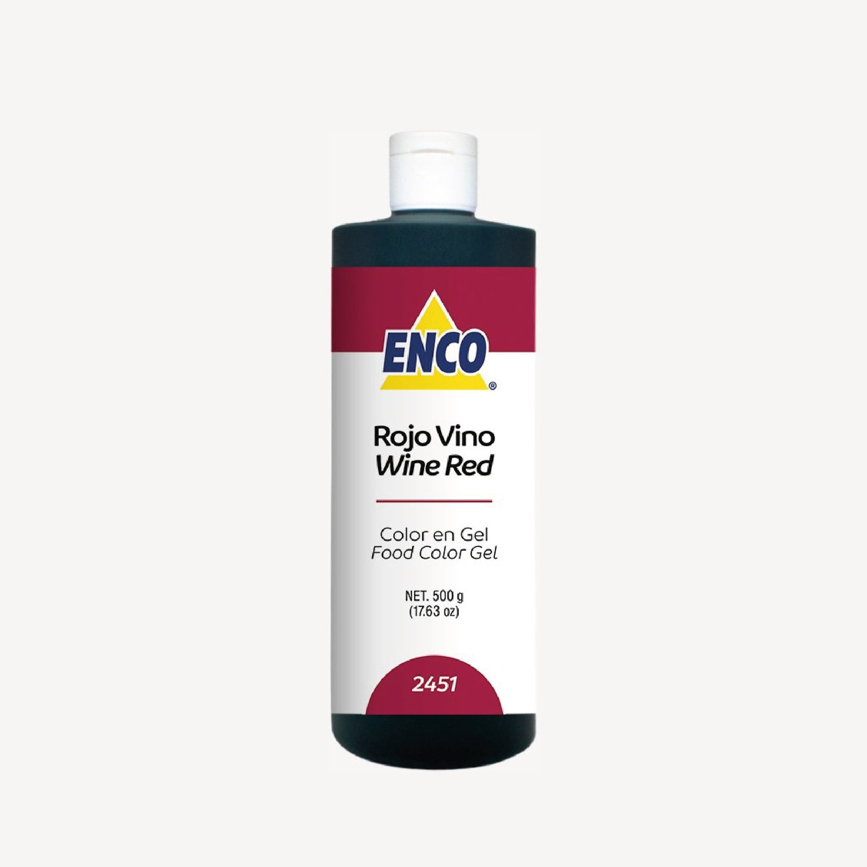 Color Gel Rojo Vino 2451 Enco