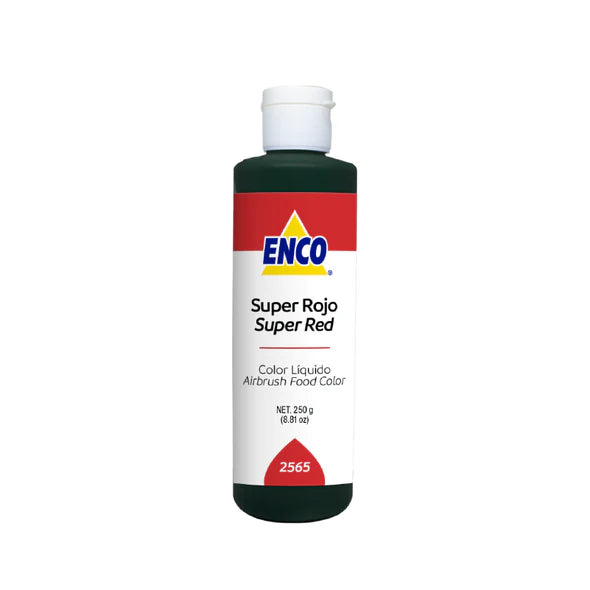 Color Liquido Rojo 250 Grs 2565-250 Enco