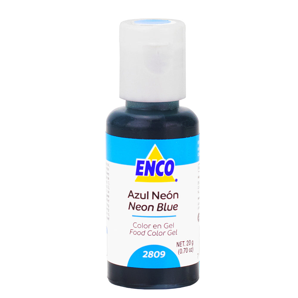 Color Gel Azul Neón 2809 Enco