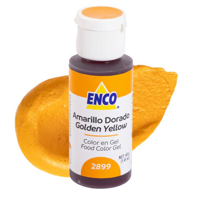 Color Gel Amarillo Dorado 40 Grs 2899-40 Enco