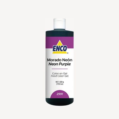 Color Gel Morado Neón 2991 Enco