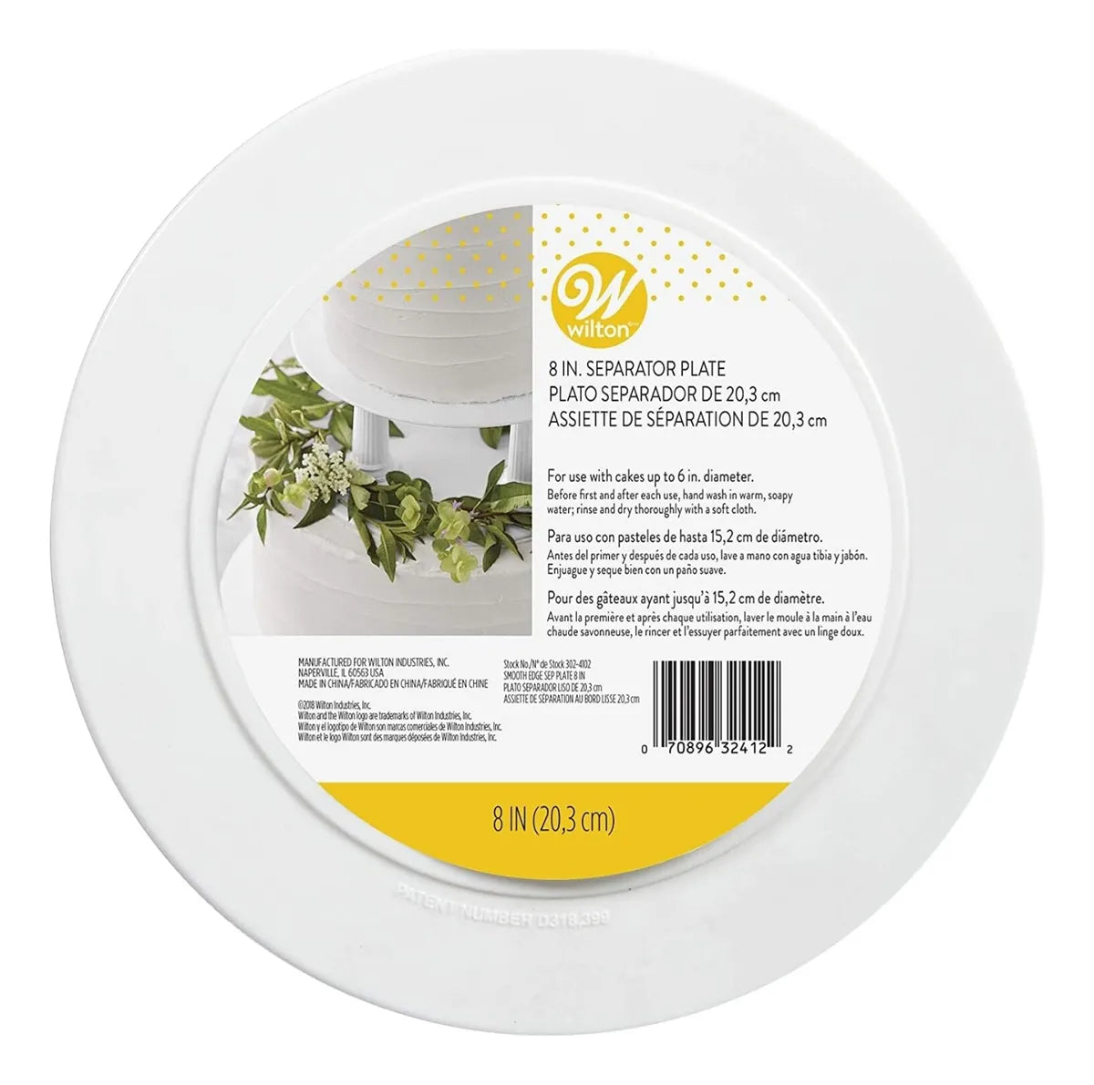 Plato Redondo Liso 6" 302-4101 Wilton