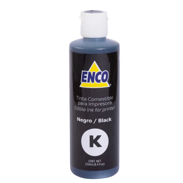 Tinta Comestible Negro 250 Ml 3106-250 Enco