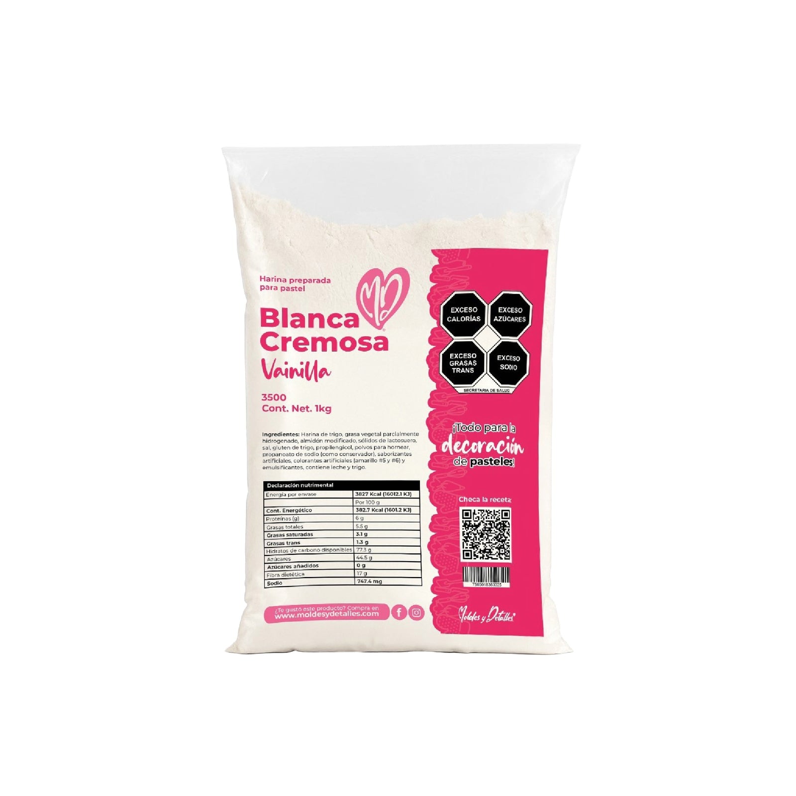 Harina Blanca Cremosa 1 Kg 3500