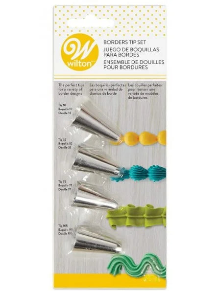 Kit Duyas Para Bordes 4Piezas 418-4567 Wilton