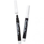Marcadores comestibles de doble punta punta fina y gruesa color negro paquete de 2 piezas marca Wilton modelo 609-1192