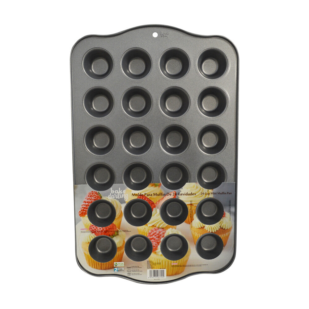 Molde Para Mini Muffin 24 Cavidades Bake Darling 700-753