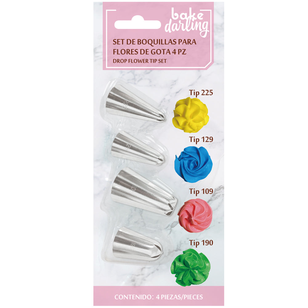 Set de Duyas para Flores 4 Pzas Bake Darling (700-778)