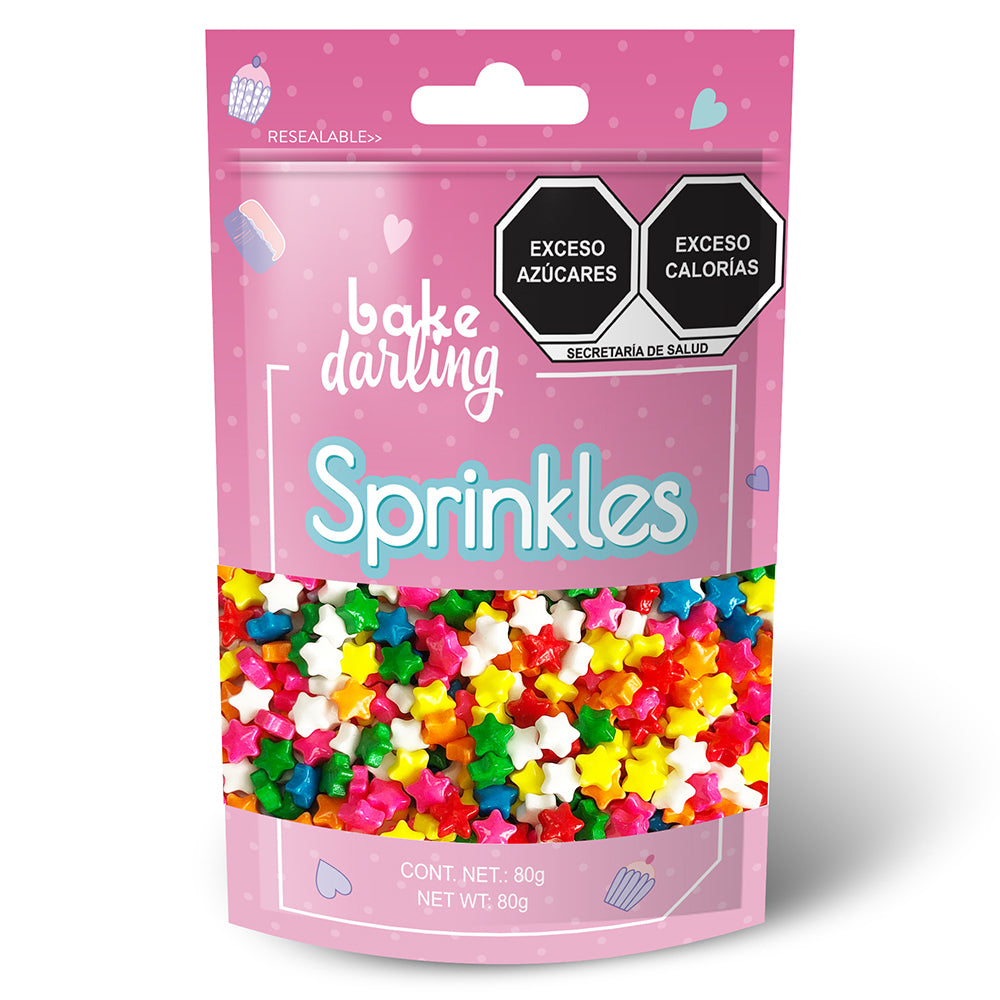 Mix Estrellas Colores Vivos 80 Gr. Bake Darling 702-616