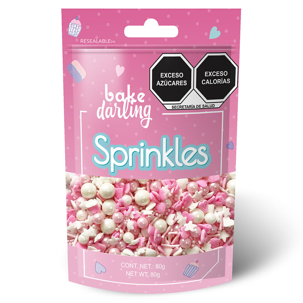 Mix Corazones Tonos Pastel 80 Gr. Bake Darling 702-625