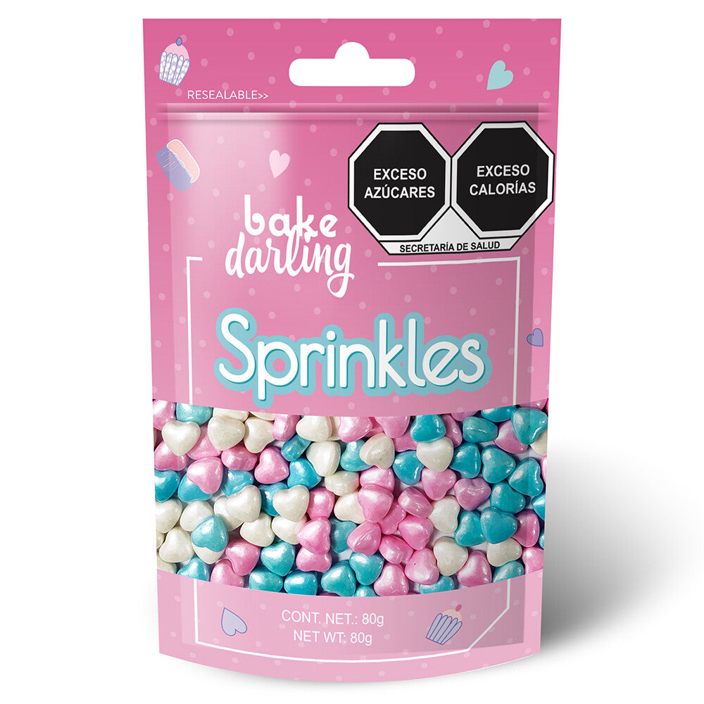 Mix Corazones de Colores 80 Gr. Bake Darling 702-648