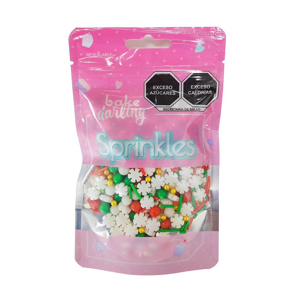 Mix Figuras y Copos Navideños 80 Gr. Bake Darling 702-931