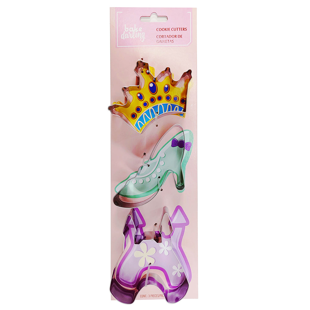 Cortador Galleta Princesa 3 Pz Bake Darling 703-899
