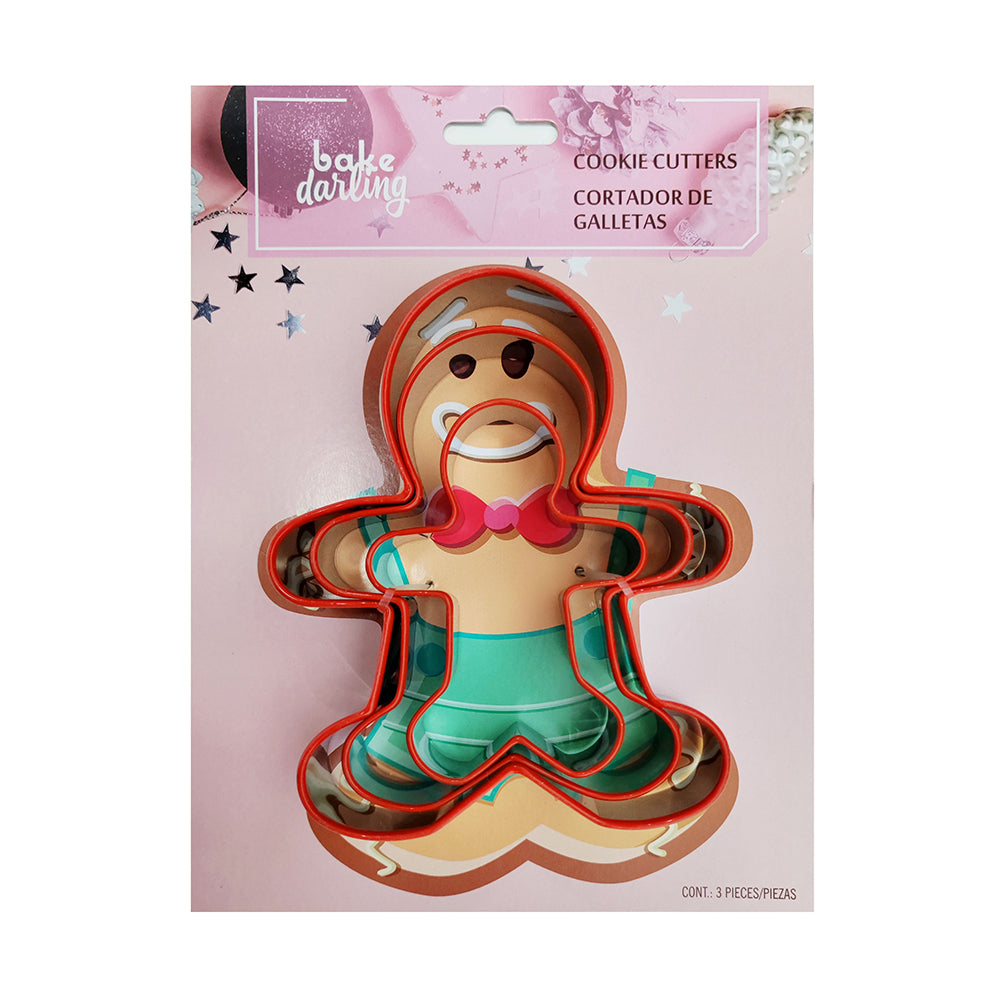 Cortador Galleta Jengibre 3 Pz Bake Darling 703-919