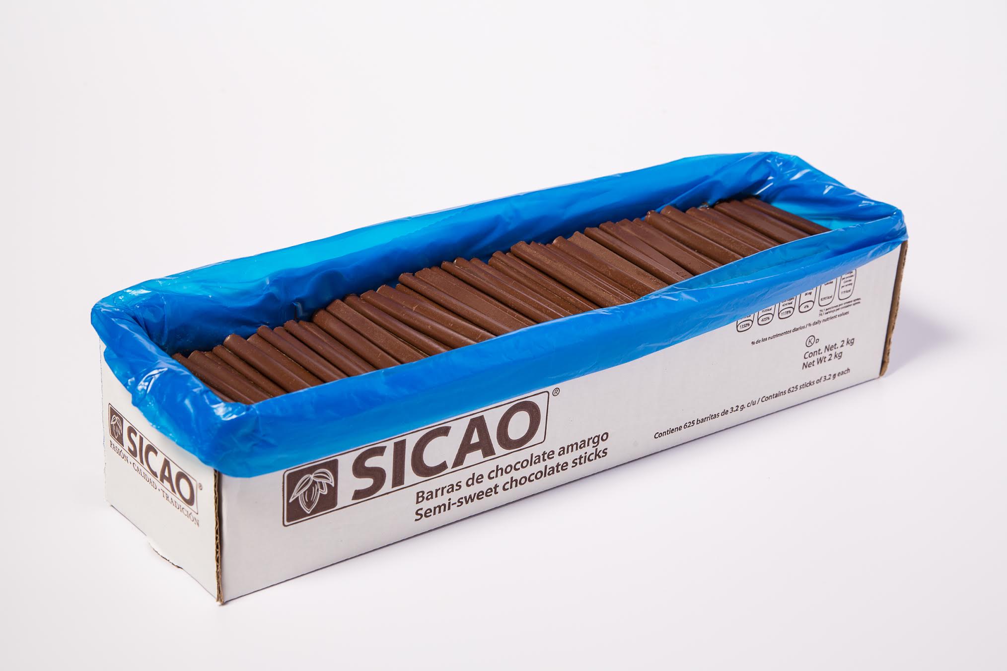 Chocolate en Barrita 46% Cacao 2 Kg 7169401-2000 Sicao
