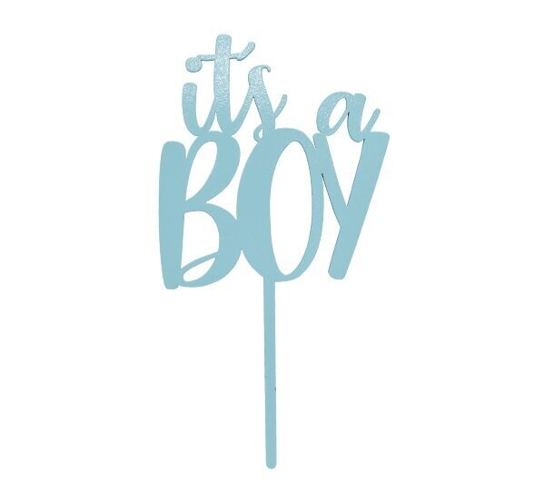 Cake Topper Azul It´s A Boy 12 Piezas BDSP-033