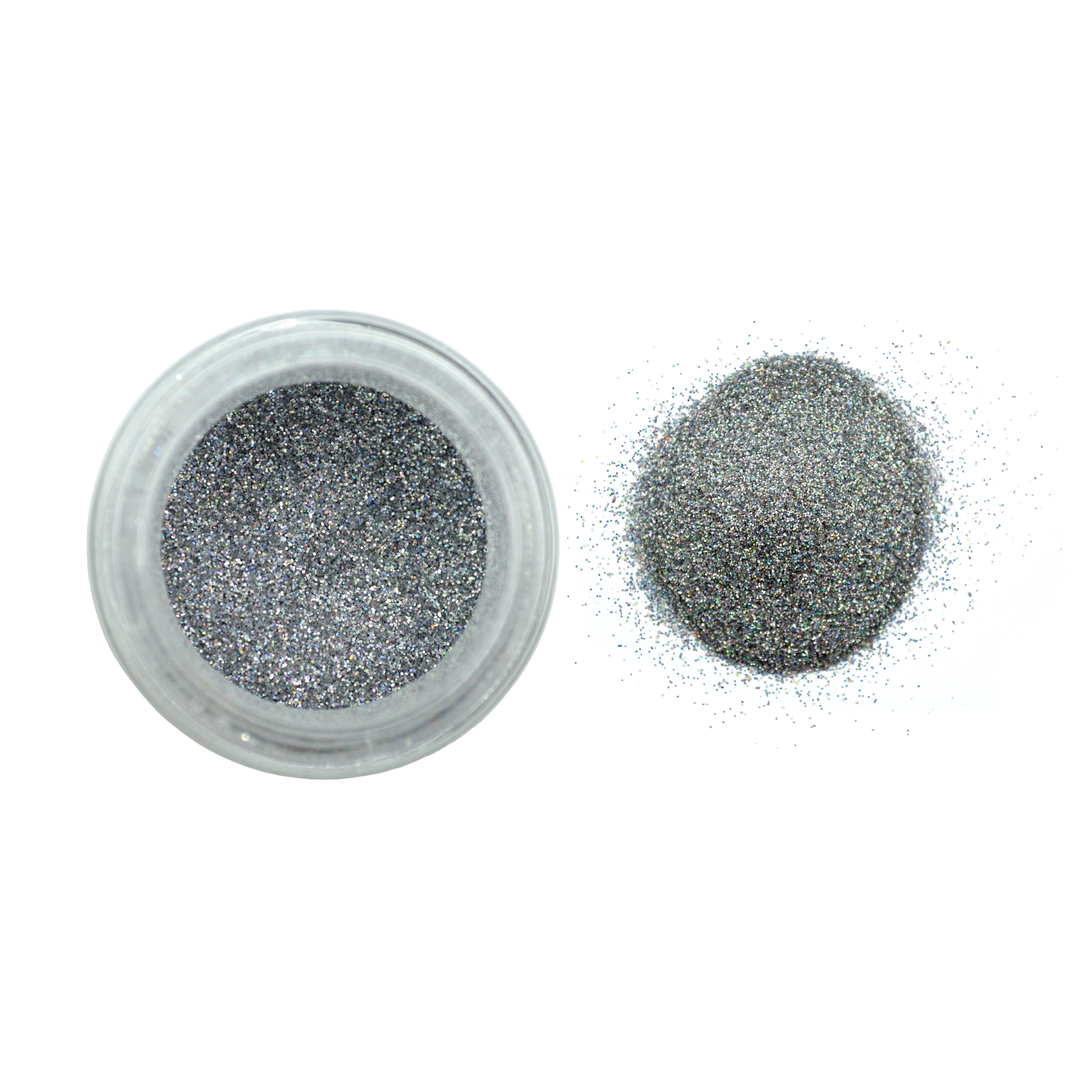 Brillantina Silver Hologram (Plata) 5 Gramos BKD1004A Bake Darling