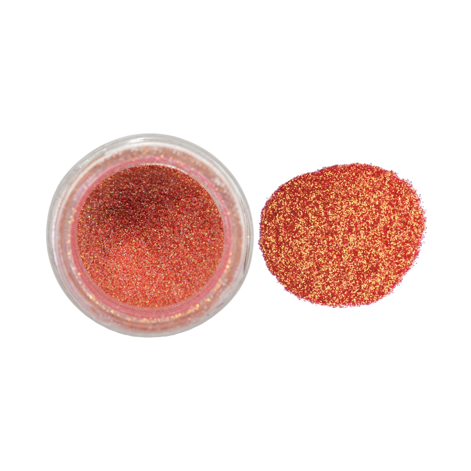 Ult Rainbow Glitter - Fire Red (Rojo Fuego Carmesi) 5 Grs BKD5026 Bake Darling