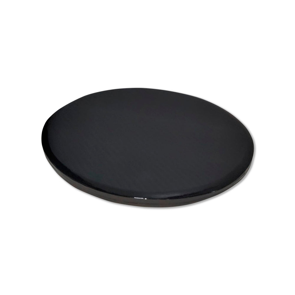 Base De Carton Redonda Liston Negra