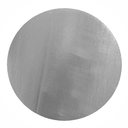 Redondas Bases De Cartón Plateadas BR