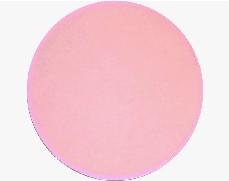 Base De Cartón Redonda  Medio Liston Rosa