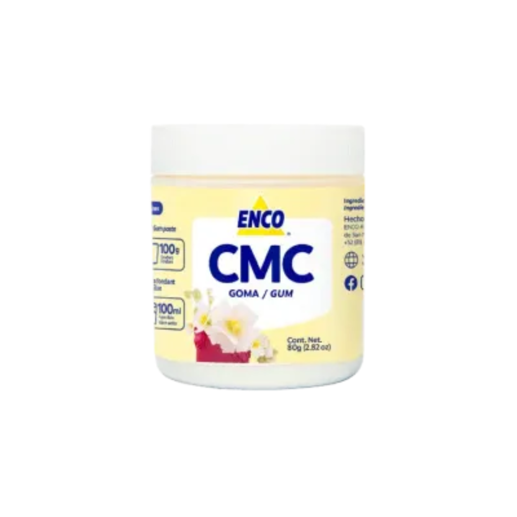 Endurecedor De Fondant CMC 80 Grs