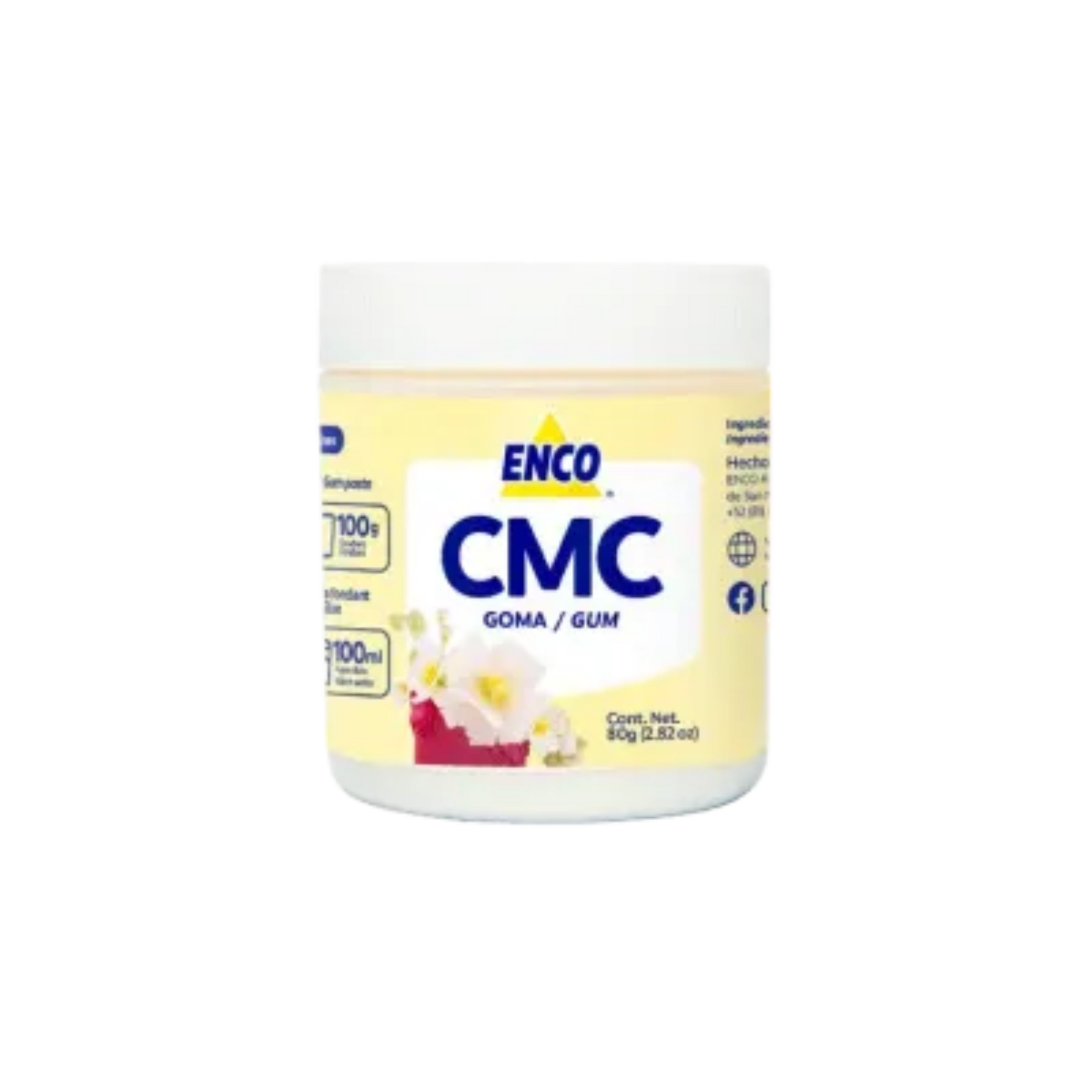 Endurecedor De Fondant CMC 80 Grs