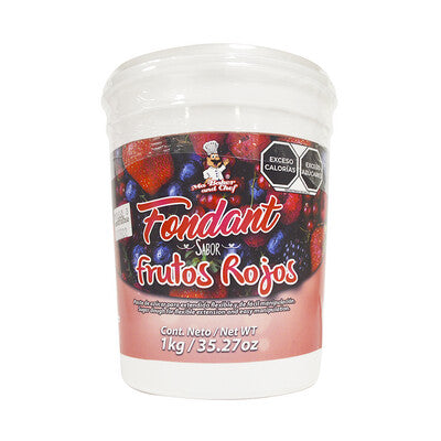 Fondant Frutos Rojos Blanco 1 Kg FOPA09-1000 Ma Baker And Chef