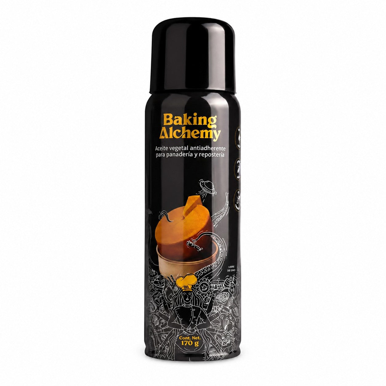 Aceite Desmoldante Para Cocina Spray 170 Ml Baking Alchemy IVP04039