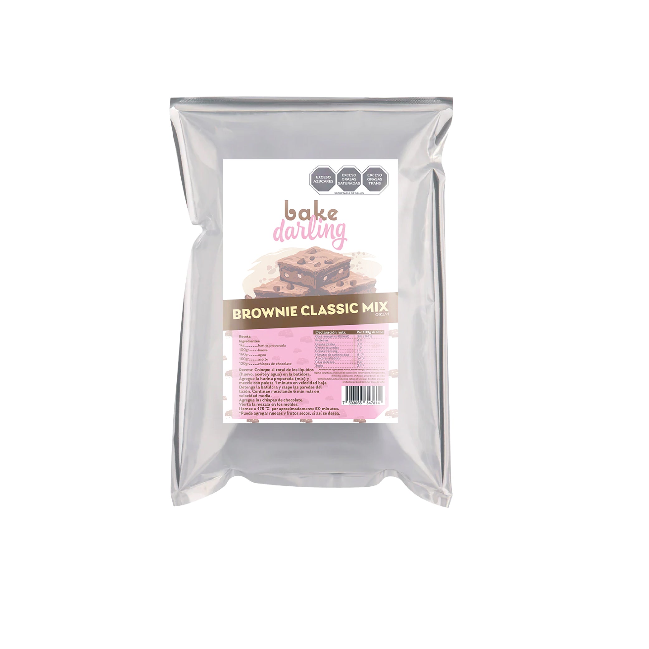 Harina Preparada Mix Brownie 1 Kg 0927-1 Bake Darling