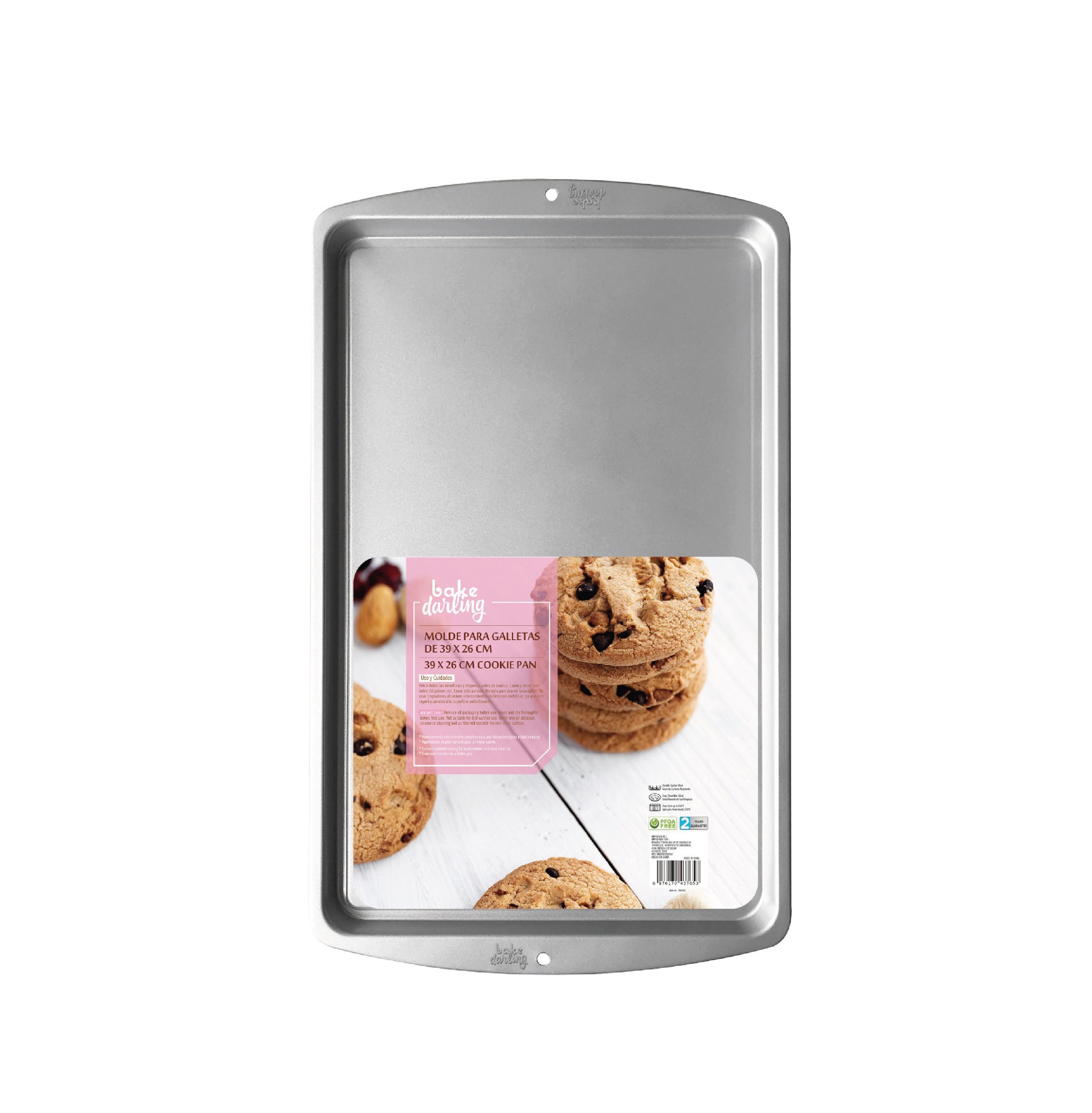 Charola para galletas 39x26cm Bake Darling