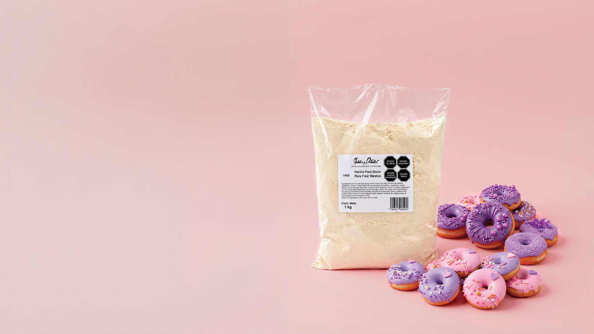 Donas fáciles, solo agrega levadura y agua.